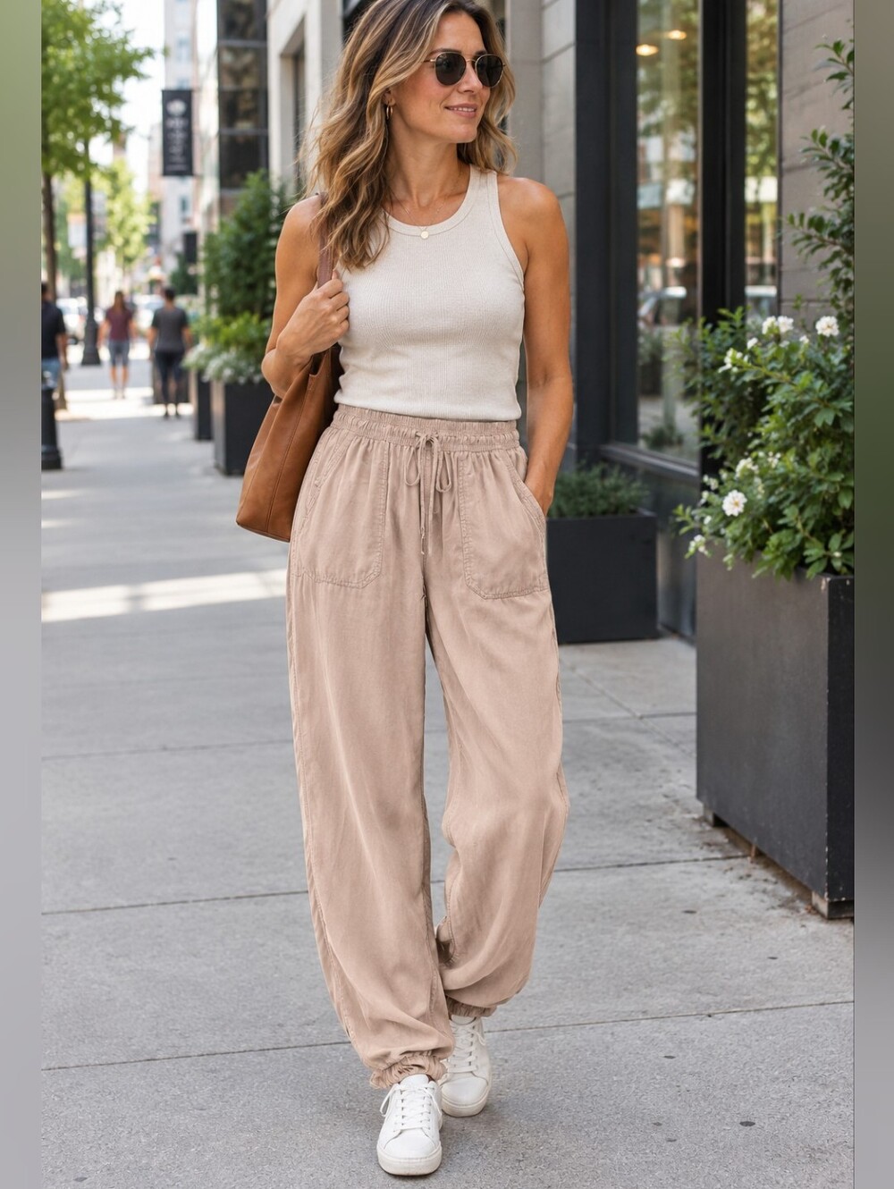 Thread & Supply Tan Pants